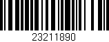 Código de barras (EAN, GTIN, SKU, ISBN): '23211890'