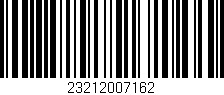 Código de barras (EAN, GTIN, SKU, ISBN): '23212007162'