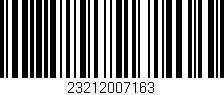 Código de barras (EAN, GTIN, SKU, ISBN): '23212007163'