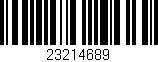 Código de barras (EAN, GTIN, SKU, ISBN): '23214689'