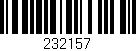 Código de barras (EAN, GTIN, SKU, ISBN): '232157'