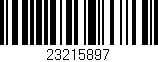 Código de barras (EAN, GTIN, SKU, ISBN): '23215897'