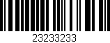 Código de barras (EAN, GTIN, SKU, ISBN): '23233233'