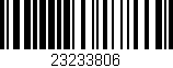 Código de barras (EAN, GTIN, SKU, ISBN): '23233806'