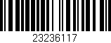 Código de barras (EAN, GTIN, SKU, ISBN): '23236117'