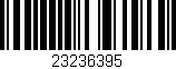 Código de barras (EAN, GTIN, SKU, ISBN): '23236395'