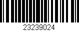 Código de barras (EAN, GTIN, SKU, ISBN): '23239024'