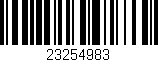 Código de barras (EAN, GTIN, SKU, ISBN): '23254983'