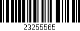 Código de barras (EAN, GTIN, SKU, ISBN): '23255565'