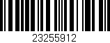 Código de barras (EAN, GTIN, SKU, ISBN): '23255912'