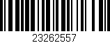 Código de barras (EAN, GTIN, SKU, ISBN): '23262557'