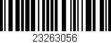 Código de barras (EAN, GTIN, SKU, ISBN): '23263056'