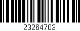 Código de barras (EAN, GTIN, SKU, ISBN): '23264703'