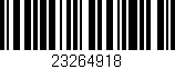 Código de barras (EAN, GTIN, SKU, ISBN): '23264918'
