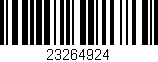 Código de barras (EAN, GTIN, SKU, ISBN): '23264924'