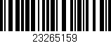 Código de barras (EAN, GTIN, SKU, ISBN): '23265159'