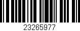 Código de barras (EAN, GTIN, SKU, ISBN): '23265977'