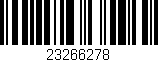 Código de barras (EAN, GTIN, SKU, ISBN): '23266278'