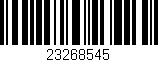 Código de barras (EAN, GTIN, SKU, ISBN): '23268545'