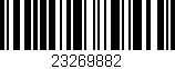 Código de barras (EAN, GTIN, SKU, ISBN): '23269882'