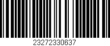 Código de barras (EAN, GTIN, SKU, ISBN): '23272330637'