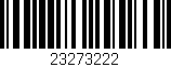 Código de barras (EAN, GTIN, SKU, ISBN): '23273222'