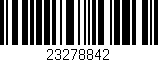 Código de barras (EAN, GTIN, SKU, ISBN): '23278842'