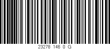 Código de barras (EAN, GTIN, SKU, ISBN): '23278_146_0_G'