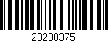 Código de barras (EAN, GTIN, SKU, ISBN): '23280375'