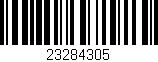 Código de barras (EAN, GTIN, SKU, ISBN): '23284305'