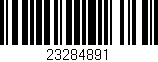 Código de barras (EAN, GTIN, SKU, ISBN): '23284891'