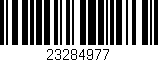 Código de barras (EAN, GTIN, SKU, ISBN): '23284977'