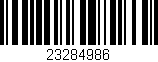 Código de barras (EAN, GTIN, SKU, ISBN): '23284986'