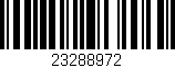 Código de barras (EAN, GTIN, SKU, ISBN): '23288972'