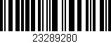 Código de barras (EAN, GTIN, SKU, ISBN): '23289280'