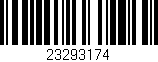 Código de barras (EAN, GTIN, SKU, ISBN): '23293174'