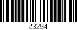 Código de barras (EAN, GTIN, SKU, ISBN): '23294'