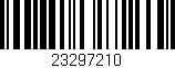 Código de barras (EAN, GTIN, SKU, ISBN): '23297210'