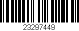 Código de barras (EAN, GTIN, SKU, ISBN): '23297449'