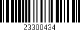 Código de barras (EAN, GTIN, SKU, ISBN): '23300434'