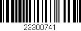 Código de barras (EAN, GTIN, SKU, ISBN): '23300741'