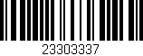 Código de barras (EAN, GTIN, SKU, ISBN): '23303337'