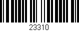 Código de barras (EAN, GTIN, SKU, ISBN): '23310'