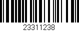 Código de barras (EAN, GTIN, SKU, ISBN): '23311238'