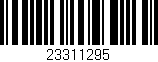 Código de barras (EAN, GTIN, SKU, ISBN): '23311295'
