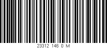 Código de barras (EAN, GTIN, SKU, ISBN): '23312_146_0_M'