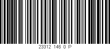 Código de barras (EAN, GTIN, SKU, ISBN): '23312_146_0_P'