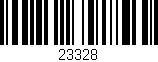 Código de barras (EAN, GTIN, SKU, ISBN): '23328'