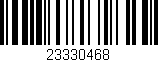 Código de barras (EAN, GTIN, SKU, ISBN): '23330468'