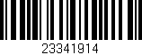 Código de barras (EAN, GTIN, SKU, ISBN): '23341914'